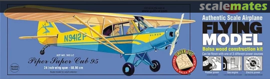 Boxart Piper Super Cub 95 303 LC Guillow's Boxart Piper Super Cub 95 303 LC Guillow's