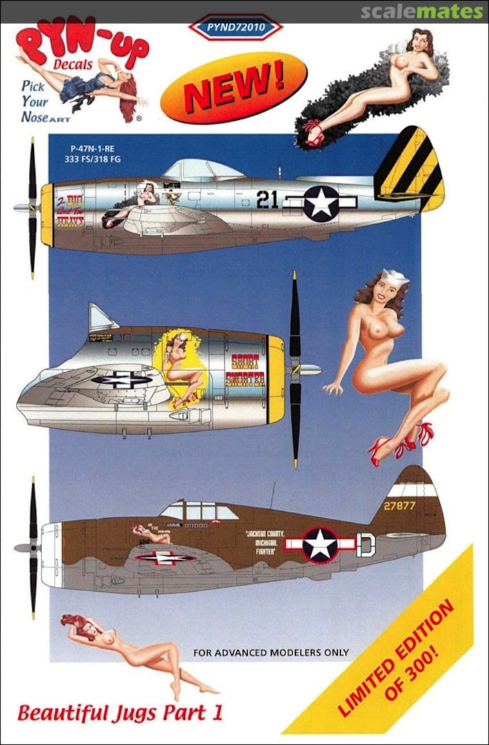 Boxart Beautiful Jugs Part 1 PYND72010 Pyn-Up Decals Boxart Beautiful Jugs Part 1 PYND72010 Pyn-Up Decals