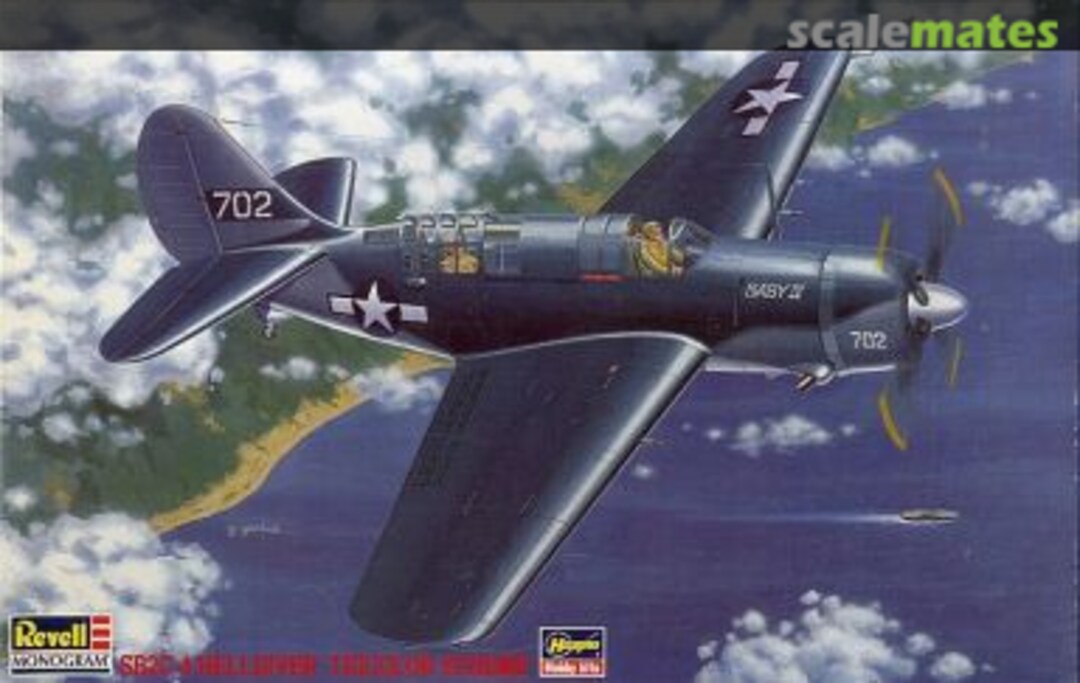Boxart SB2C-4 Helldiver 'Tri-Color Scheme' 86147 Hasegawa/Revell Monogram