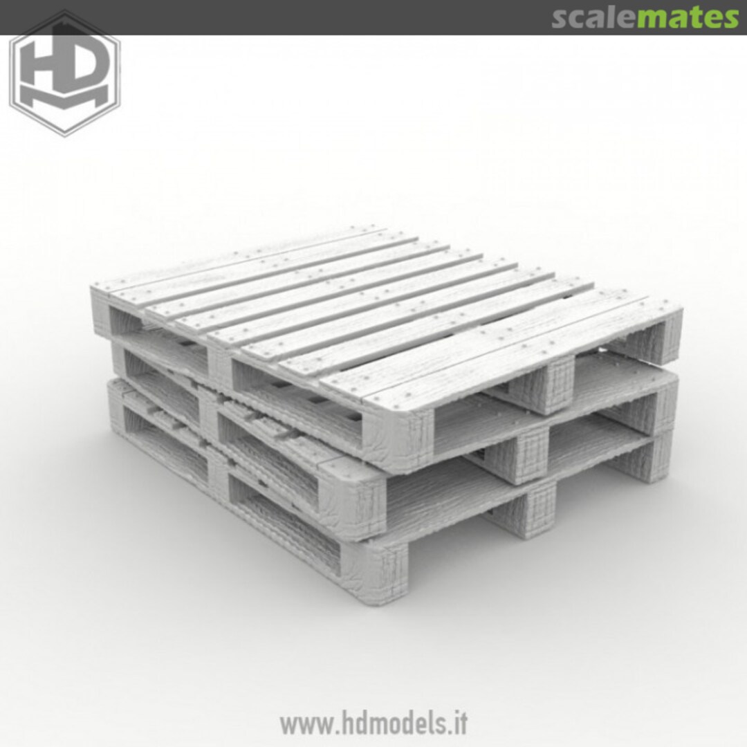 Boxart wooden pallets type 1 3pcs HDM35066 HD Models Boxart wooden pallets type 1 3pcs HDM35066 HD Models
