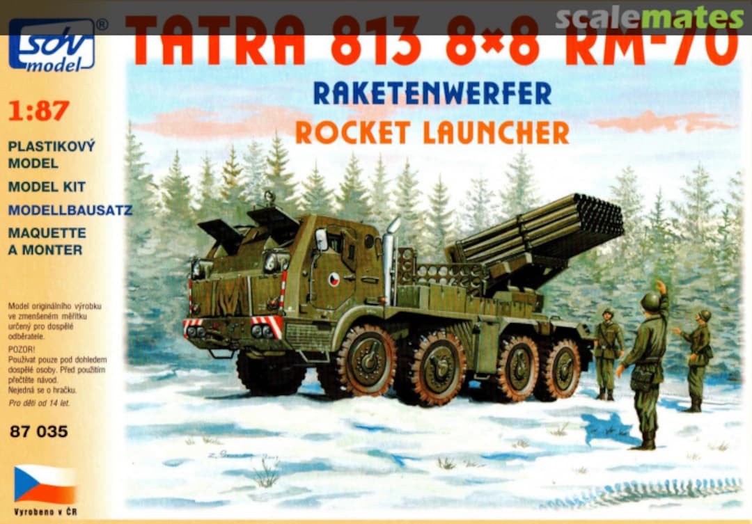 Boxart Tatra 813 8x8 RM-70 87035 SDV Model Boxart Tatra 813 8x8 RM-70 87035 SDV Model