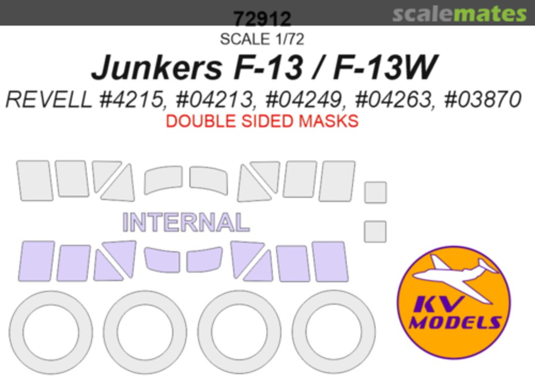 Boxart Junkers F-13 / F-13W 72912 KV Models Boxart Junkers F-13 / F-13W 72912 KV Models