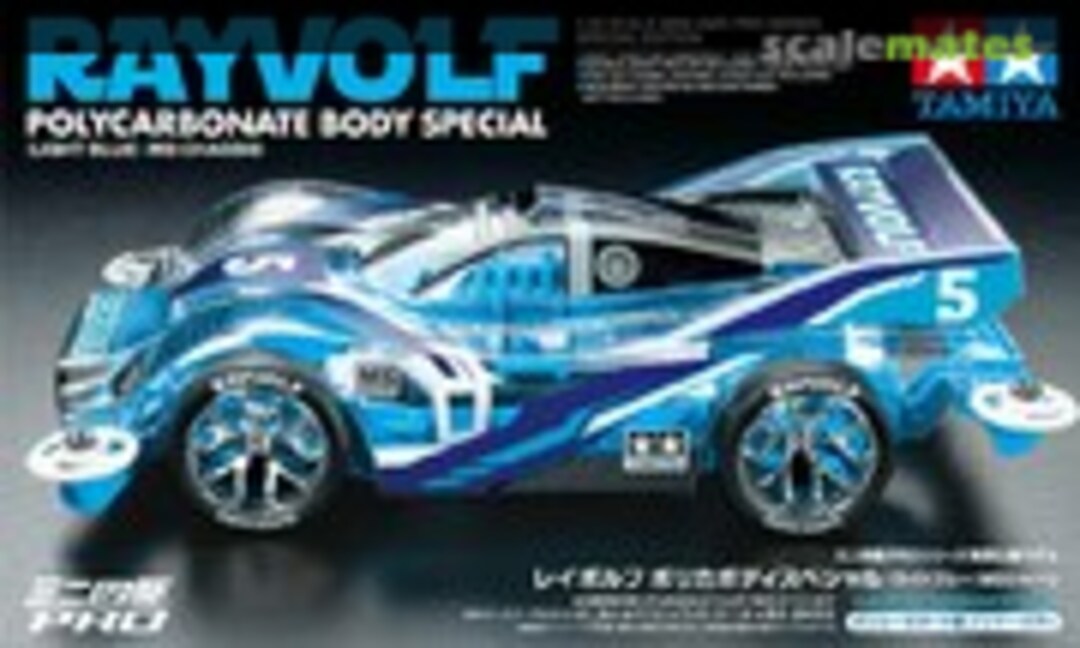 1:32 Rayvolf Polycarbonate Body Special (Light Blue) (MS Chassis) (Tamiya 95572)