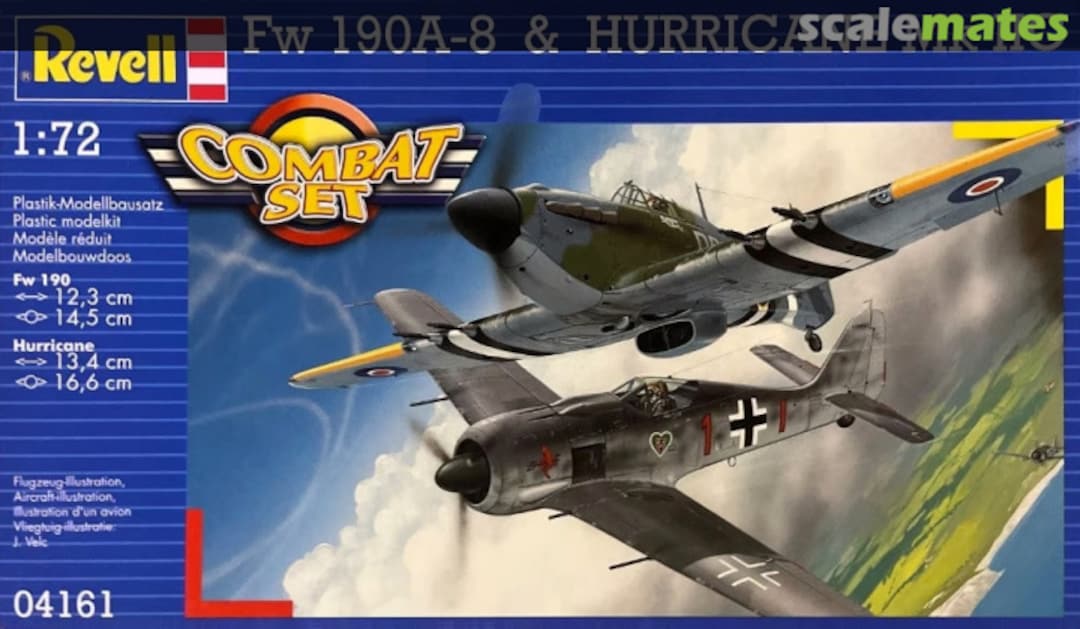 Boxart Fw 190A-8 & Hurricane Mk IIC 04161 Revell Boxart Fw 190A-8 & Hurricane Mk IIC 04161 Revell