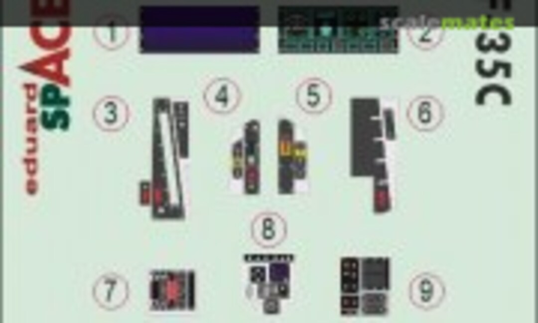 1:72 F-35C SPACE (Eduard 3DL72049)