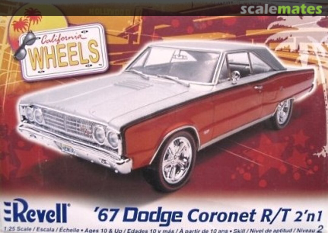 Boxart '67 Dodge Coronet R/T 2 'n 1 85-2017 Revell Boxart '67 Dodge Coronet R/T 2 'n 1 85-2017 Revell