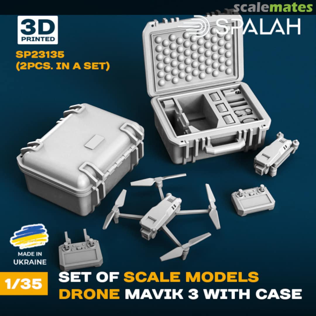 Boxart Drone "Mavik 3" with case, (2 pcs.). SP23135 Spalah Boxart Drone "Mavik 3" with case, (2 pcs.). SP23135 Spalah