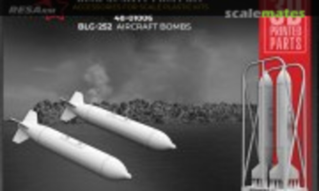 1:48 BLG-252 aircraft bombs (+decal) (RESArm 48-01006) 48-01006