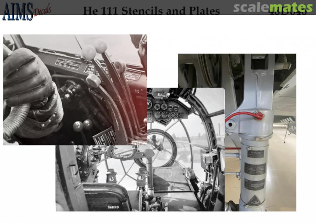 Boxart He 111 Stencils and Plates 48D046 AIMS Boxart He 111 Stencils and Plates 48D046 AIMS