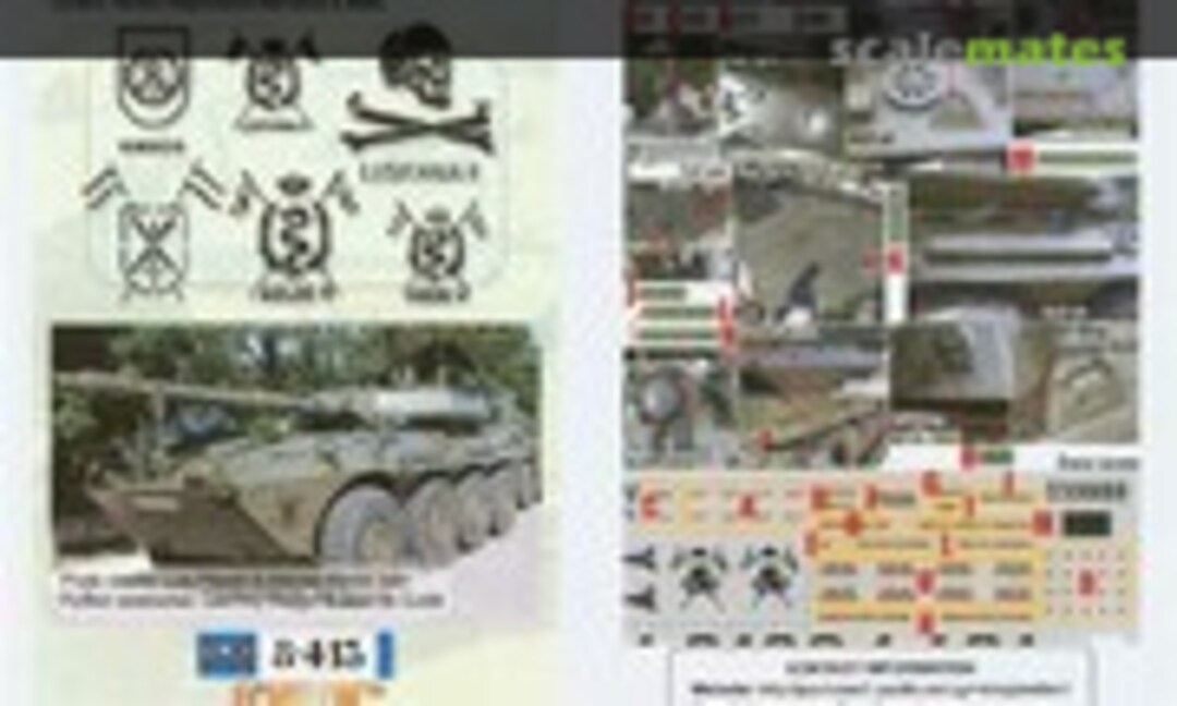 1:35 Spanish VRC-105 Centauro RCV (Echelon Fine Details D356080) D356080