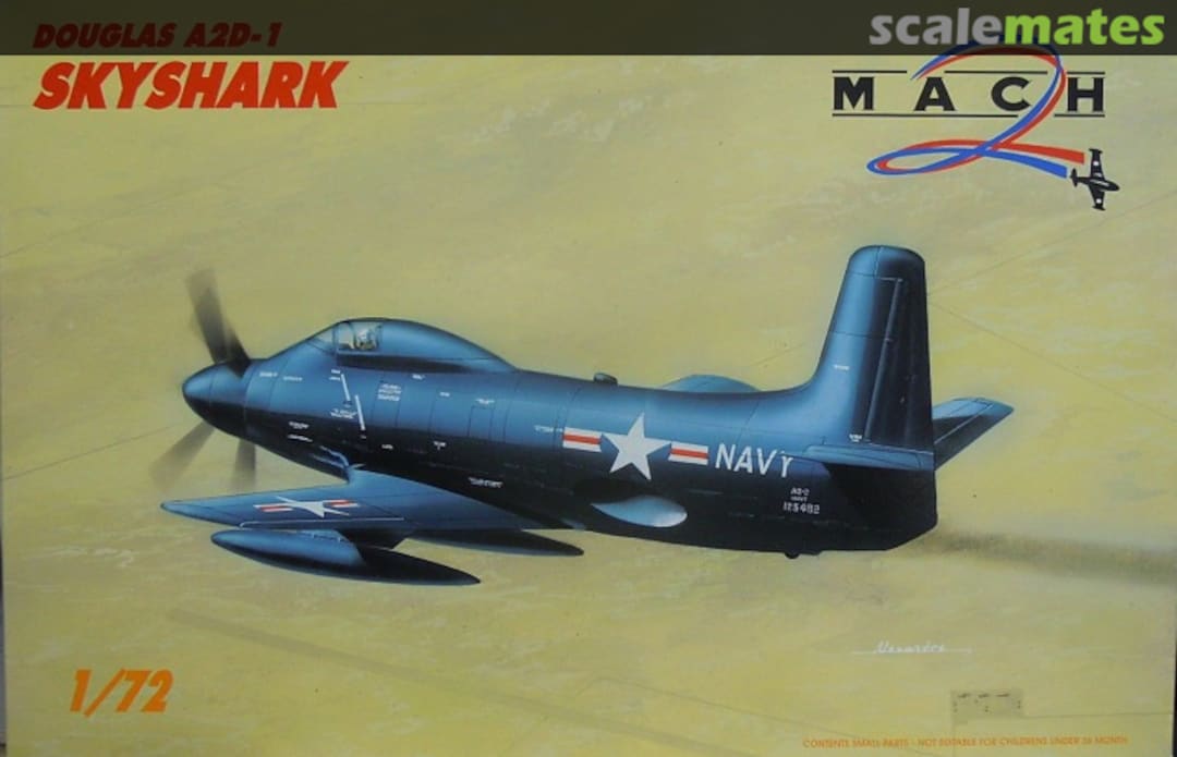 Boxart Douglas A2D-1 Skyshark GP.037 MACH 2 Boxart Douglas A2D-1 Skyshark GP.037 MACH 2