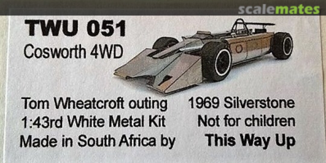 Boxart Cosworth 4WD Experimental Test car TWU 051 This Way Up