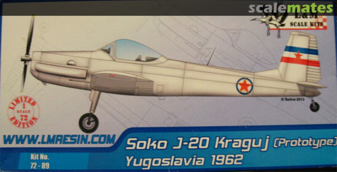 Boxart Soko J-20 Kraguj (Prototype) 72-89 L&M Resin Kits Boxart Soko J-20 Kraguj (Prototype) 72-89 L&M Resin Kits