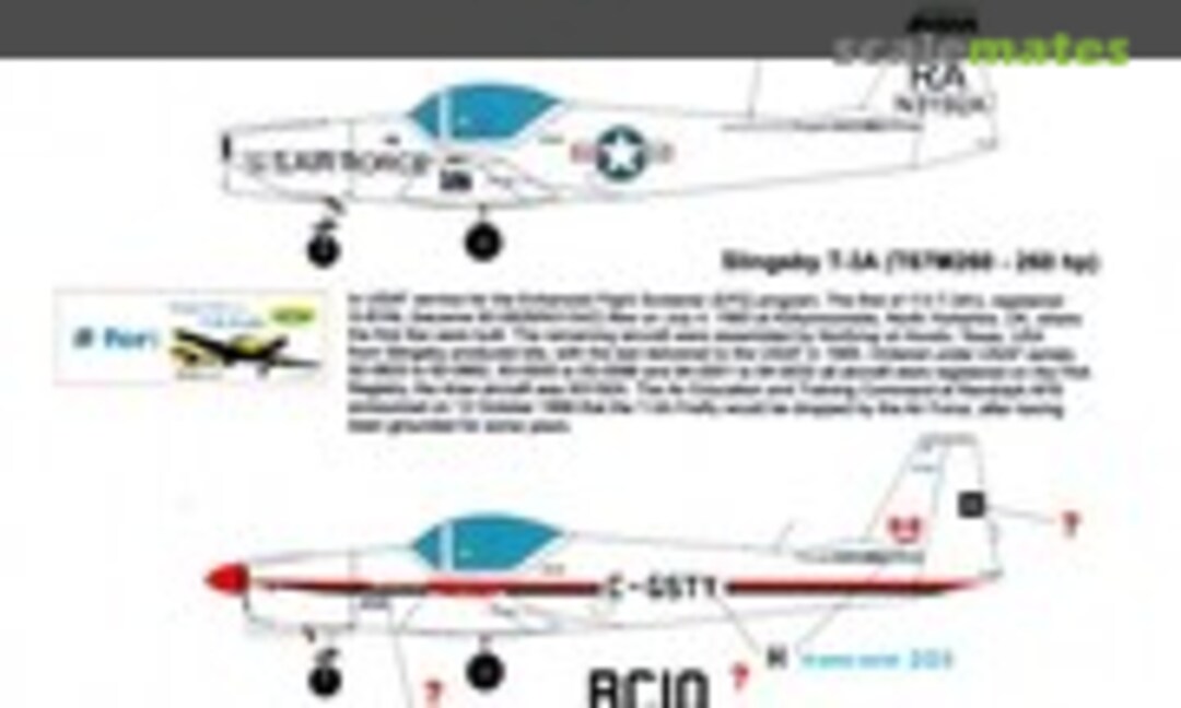 1:72 Slingsby T-3 A Firefly & T67C-200hp (Constanza Kit CON 6072023) CON 6072023