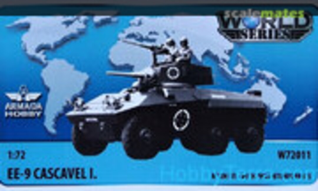 1:72 Brazilian 6x6 armored car EE-9 Cascavel I. (resin kit & PE set) (Armada Hobby W72011) W72011