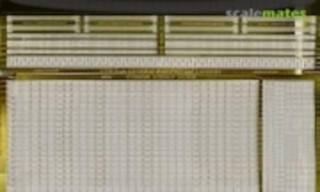 1:350 Photo-etched parts for Extra Fine 3-Bar Rails (White Ensign Models PE 3516)