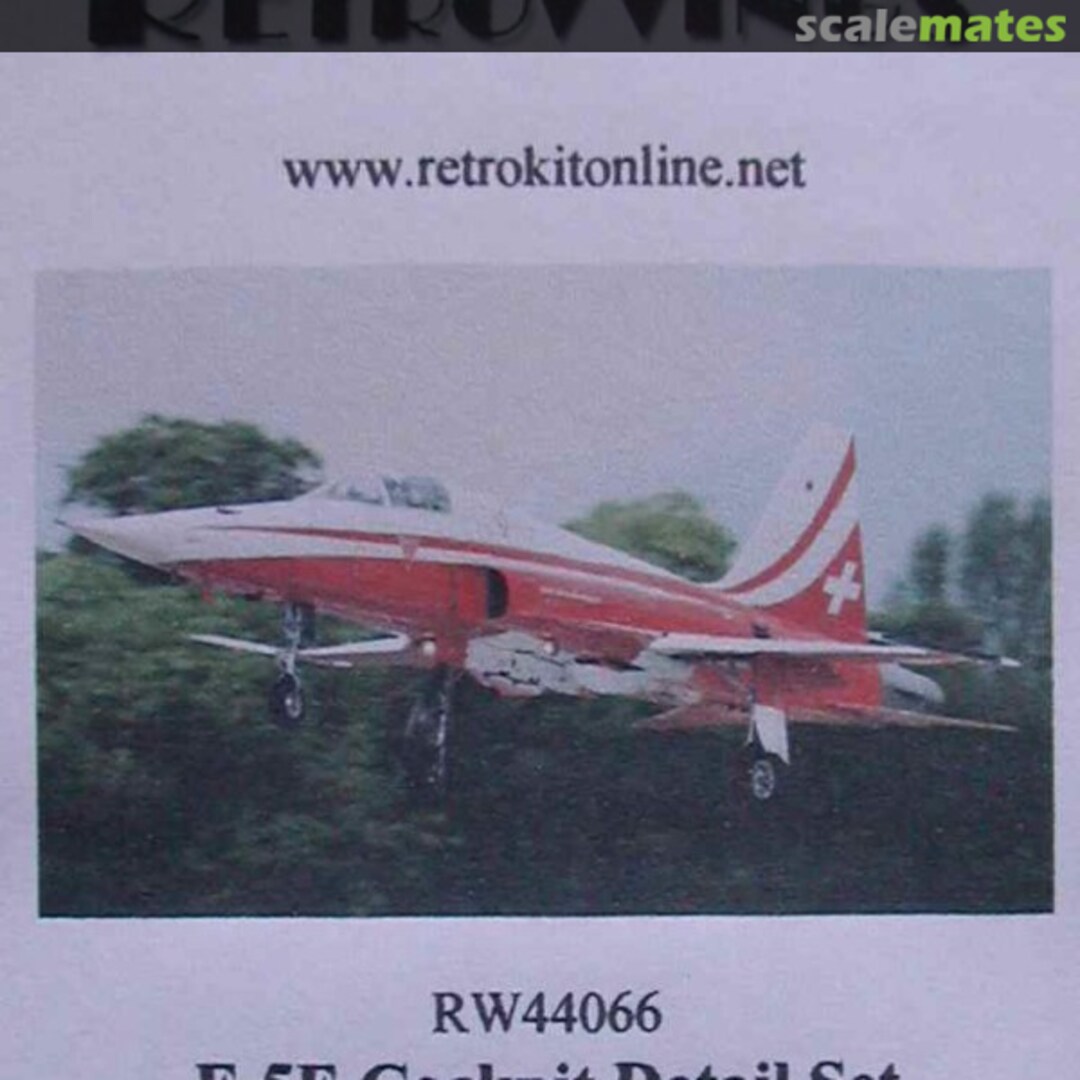 Boxart F-5E Cockpit RW44066 RetroWings Boxart F-5E Cockpit RW44066 RetroWings