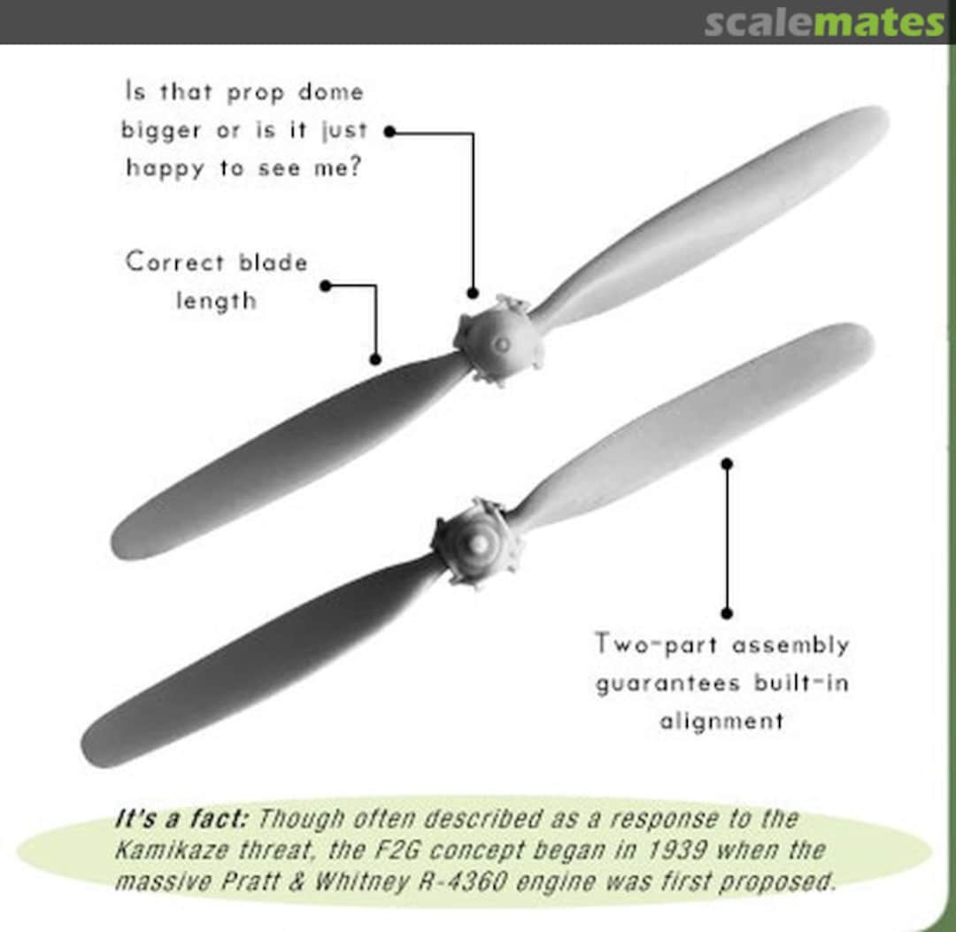 Boxart F2G Corsair 14’ Hamilton Standard Propellor OBS48012 Obscureco Aircraft Boxart F2G Corsair 14’ Hamilton Standard Propellor OBS48012 Obscureco Aircraft