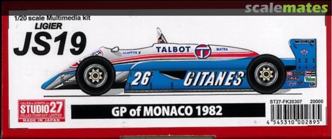 Boxart Ligier JS19 ST27-FK20307 Studio27