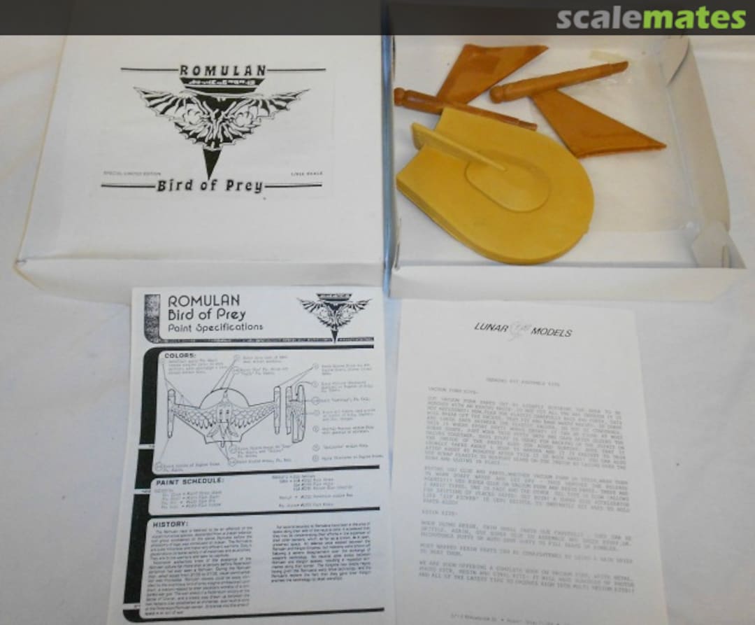 Boxart Romulan Bird of Prey Lunar Models Boxart Romulan Bird of Prey Lunar Models