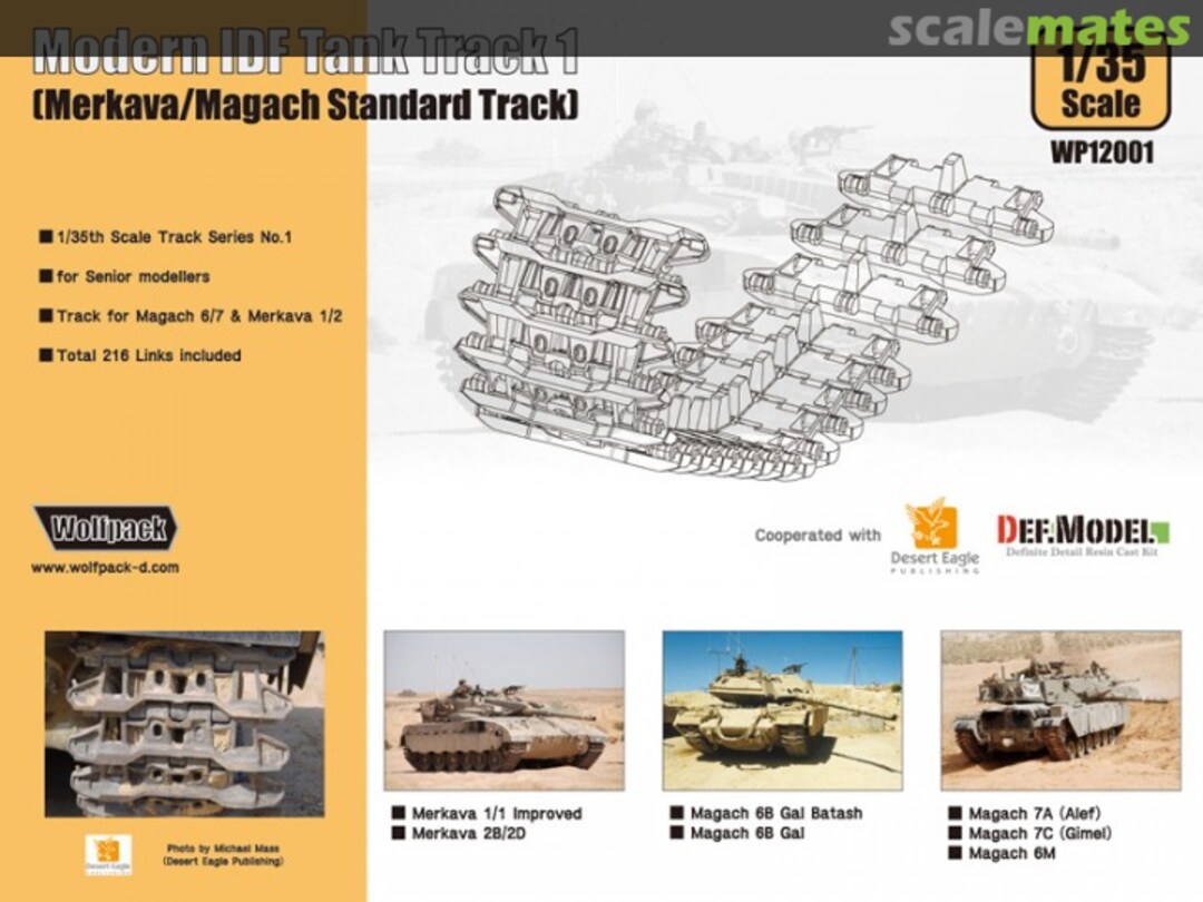 Boxart Modern IDF Tank Track 1 - Merkava/Magach Standard Track WP12001 Wolfpack Boxart Modern IDF Tank Track 1 - Merkava/Magach Standard Track WP12001 Wolfpack