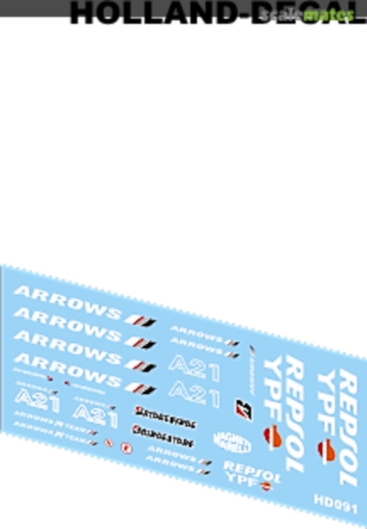 Boxart Arrows-Supertec A21 "REPSOL YPF" HD091 Holland-Decal Boxart Arrows-Supertec A21 "REPSOL YPF" HD091 Holland-Decal
