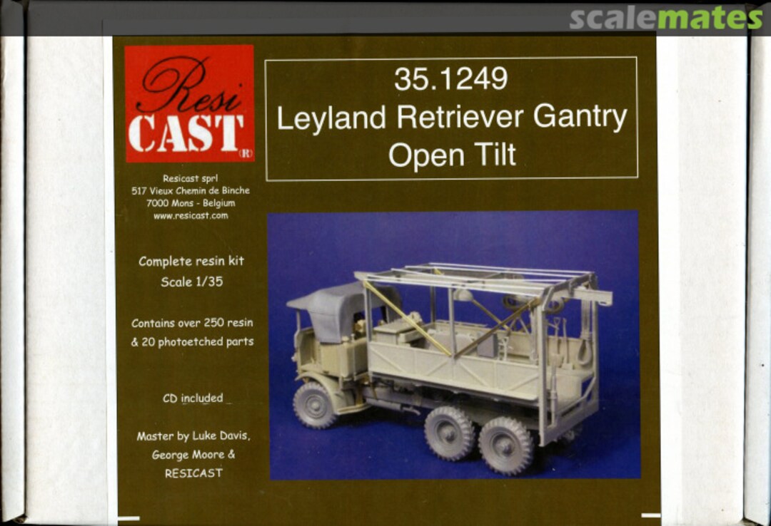 Boxart Leyland Retriever Gantry Open Tilt 35.1249 Resicast
