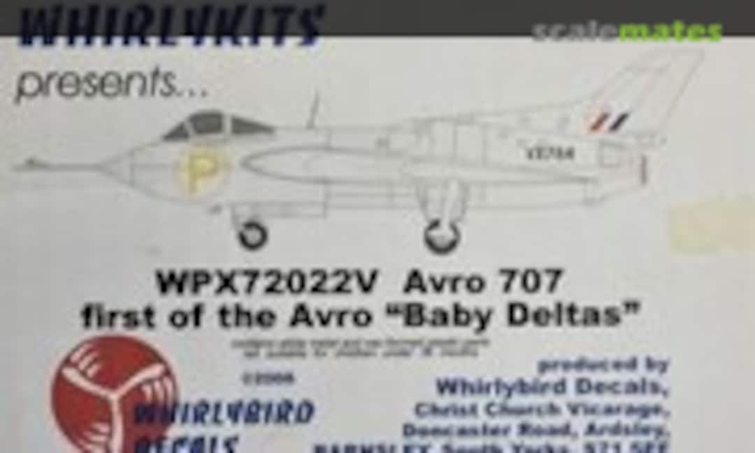 1:72 Avro 707 (Whirlykits WPX72022V)
