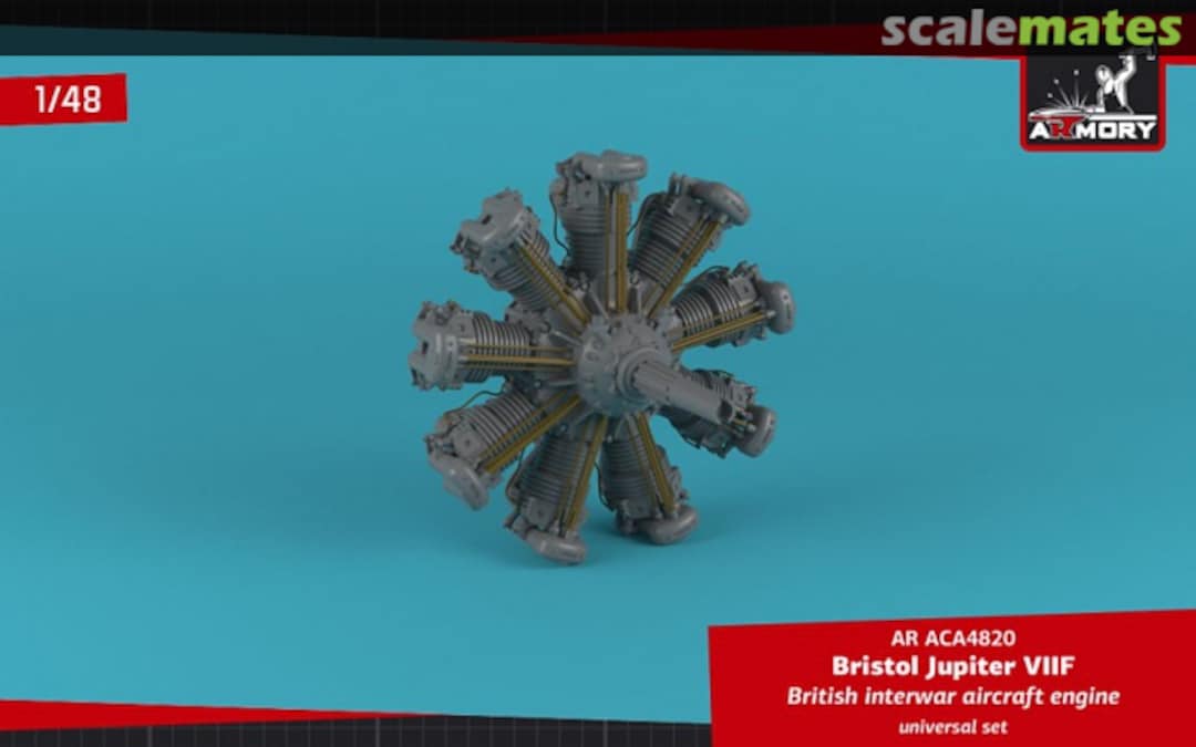 Boxart Bristol Jupiter VIIF aircraft engine ACA4820 Armory Boxart Bristol Jupiter VIIF aircraft engine ACA4820 Armory