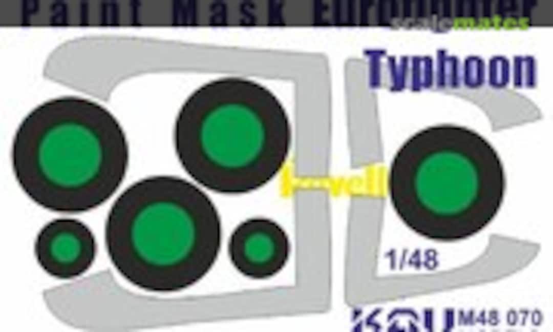 1:48 Eurofighter Typhoon paint masks (KAV models KAV M48 070) KAV M48 070