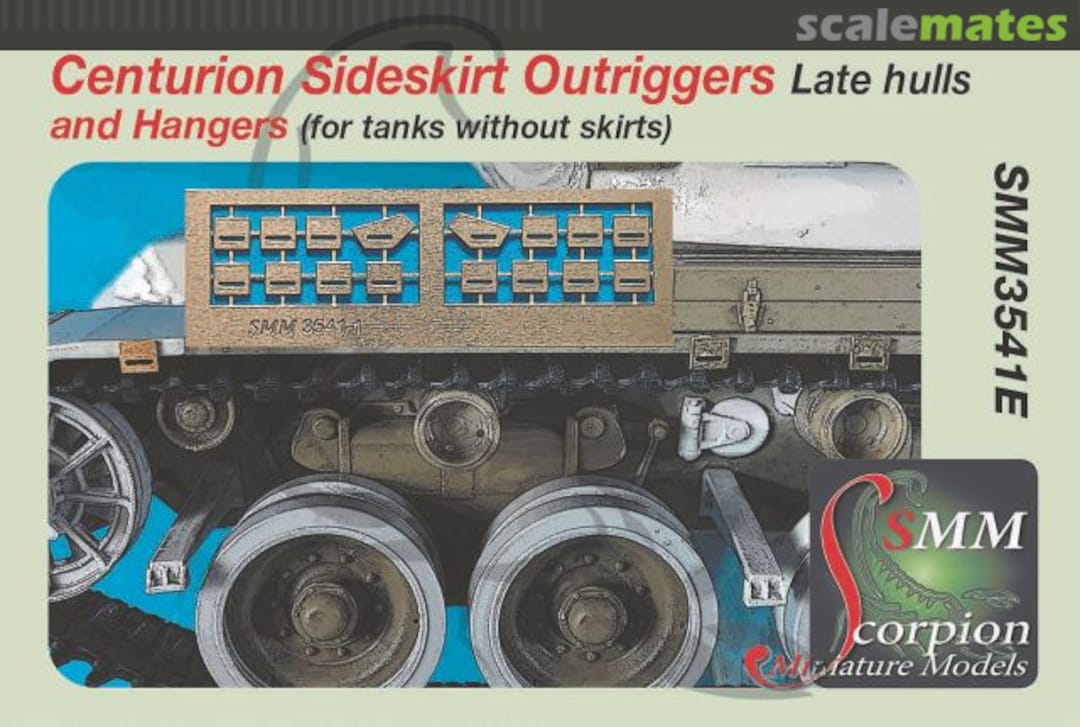Boxart Centurion Sideskirt Outriggers and Hangers, late hulls SMM3541E Scorpion Miniature Models Boxart Centurion Sideskirt Outriggers and Hangers, late hulls SMM3541E Scorpion Miniature Models