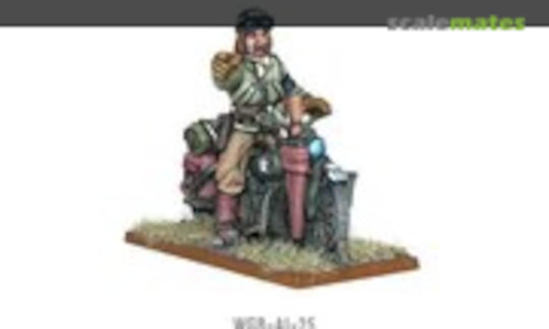 1:56 US Military Policeman On Harley Davidson Motor Cycle (Warlord Games WGB-AI-25) WGB-AI-25