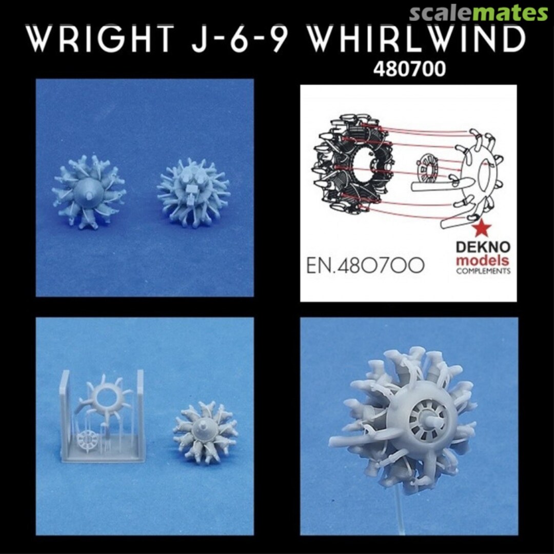 Boxart Wright J-6-9 Whirlwind 480700 Dekno Models