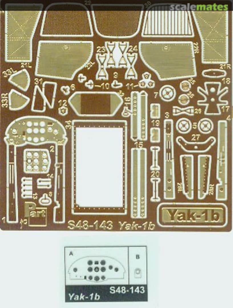 Boxart Yak-1b S48-143 Part