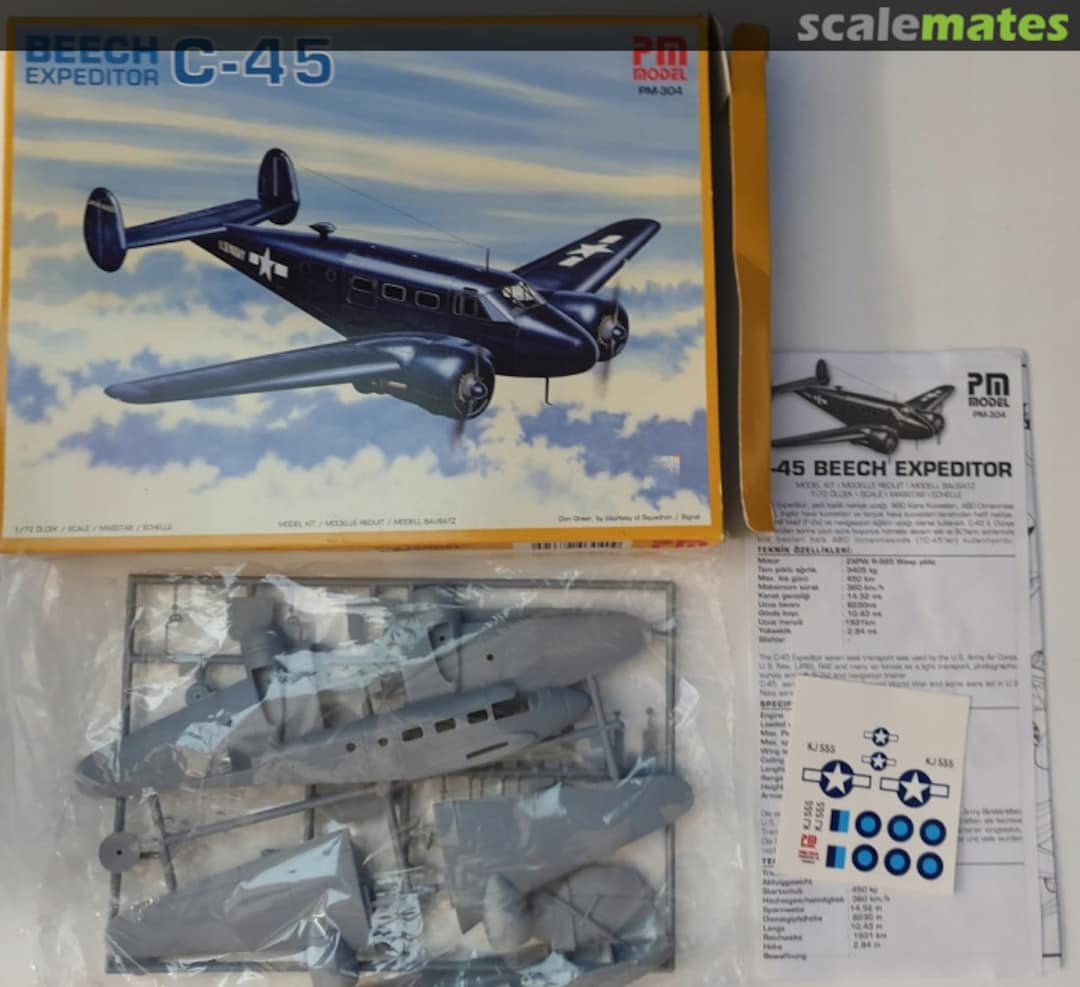 Contents Beech C-45 Expeditor PM-304 PM Model Contents Beech C-45 Expeditor PM-304 PM Model