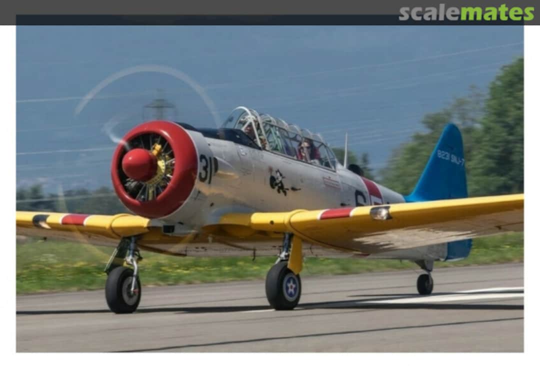 Boxart North American T6 Texan - Lights, Engines and Sound MSM-054 Magic Scale Modeling