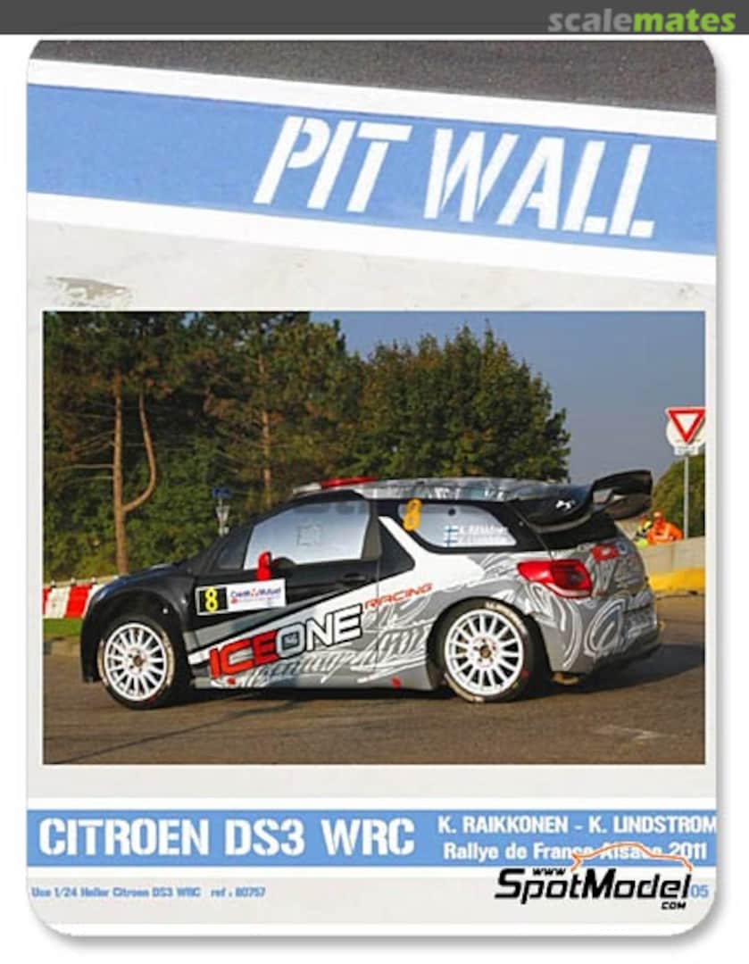 Boxart Citroën DS3 IceOne Racing Alsace 2011 24D-005 Pit Wall Boxart Citroën DS3 IceOne Racing Alsace 2011 24D-005 Pit Wall