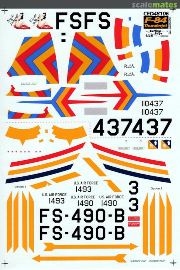 Contents F-84G Thunderjet CED48106 Cutting Edge Modelworks Contents F-84G Thunderjet CED48106 Cutting Edge Modelworks