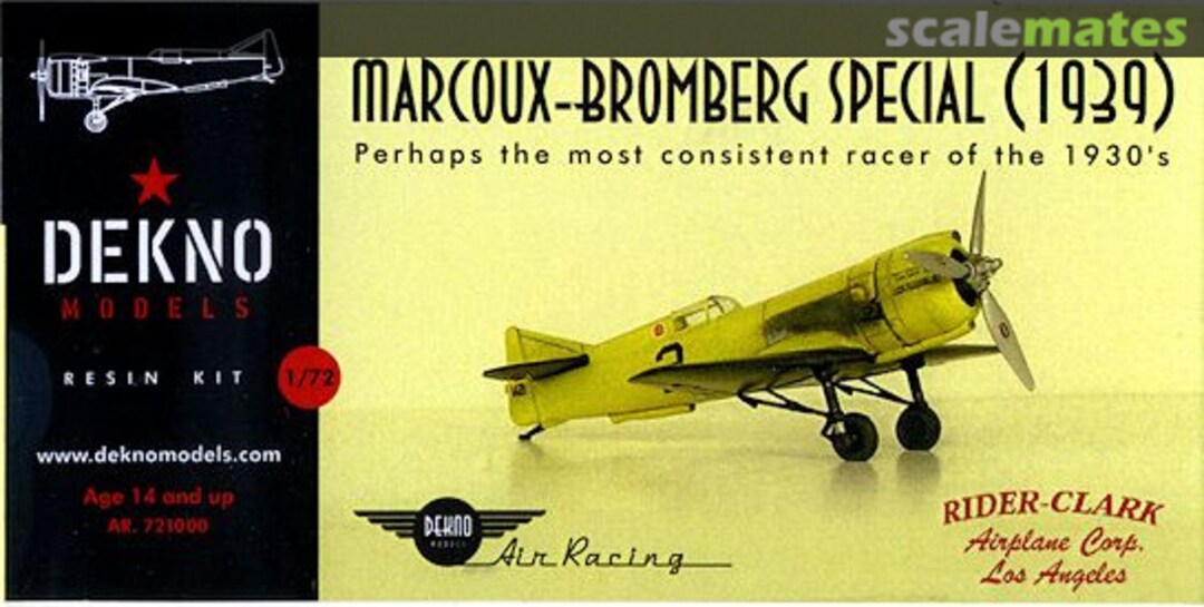 Boxart Marcoux-Bromberg Special (1939) AR. 721000 Dekno Models Boxart Marcoux-Bromberg Special (1939) AR. 721000 Dekno Models