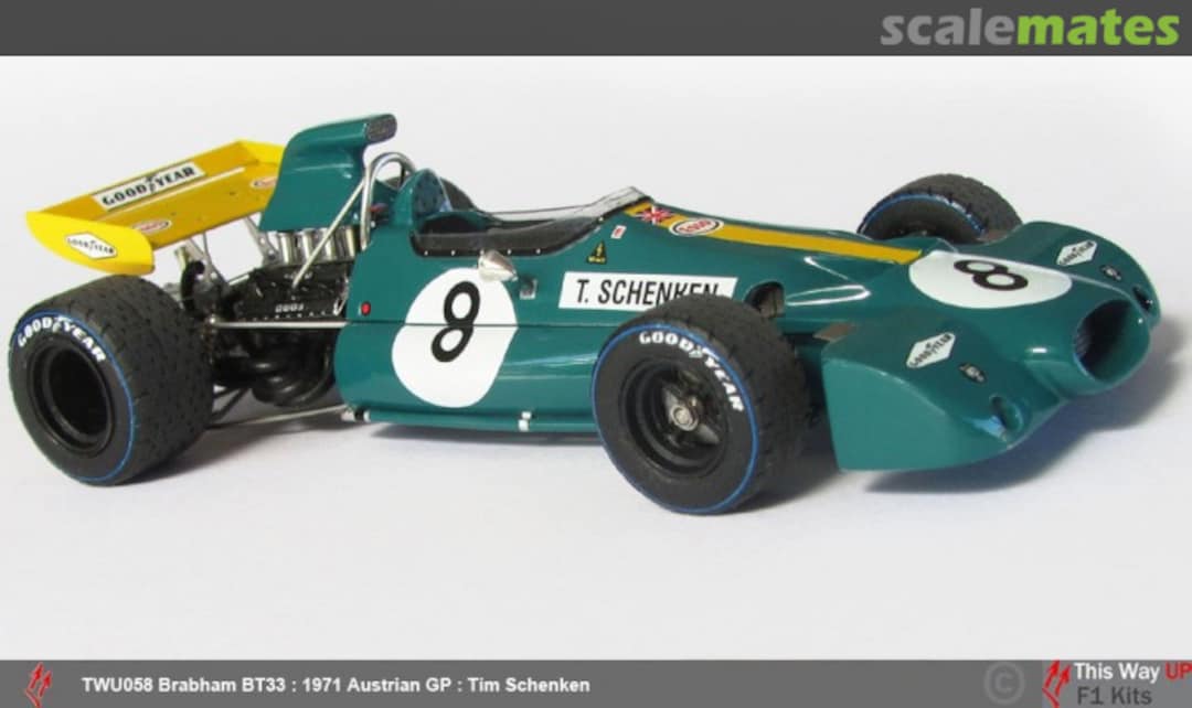 Boxart Brabham-Ford BT33 TWU 058 This Way Up Boxart Brabham-Ford BT33 TWU 058 This Way Up