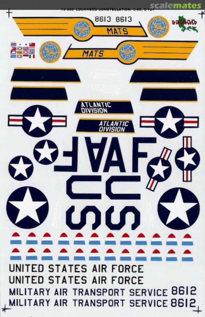 Boxart Lockheed Constellation C-69, C-121A 72-383 SuperScale International Boxart Lockheed Constellation C-69, C-121A 72-383 SuperScale International