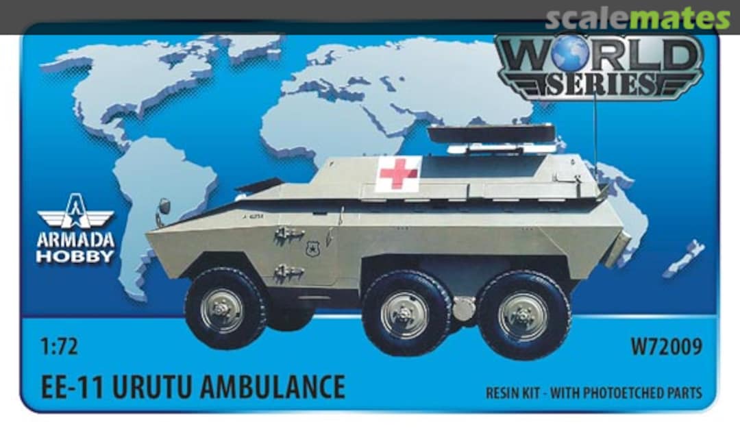 Boxart EE-11 Urutu Ambulance W72009 Armada Hobby Boxart EE-11 Urutu Ambulance W72009 Armada Hobby