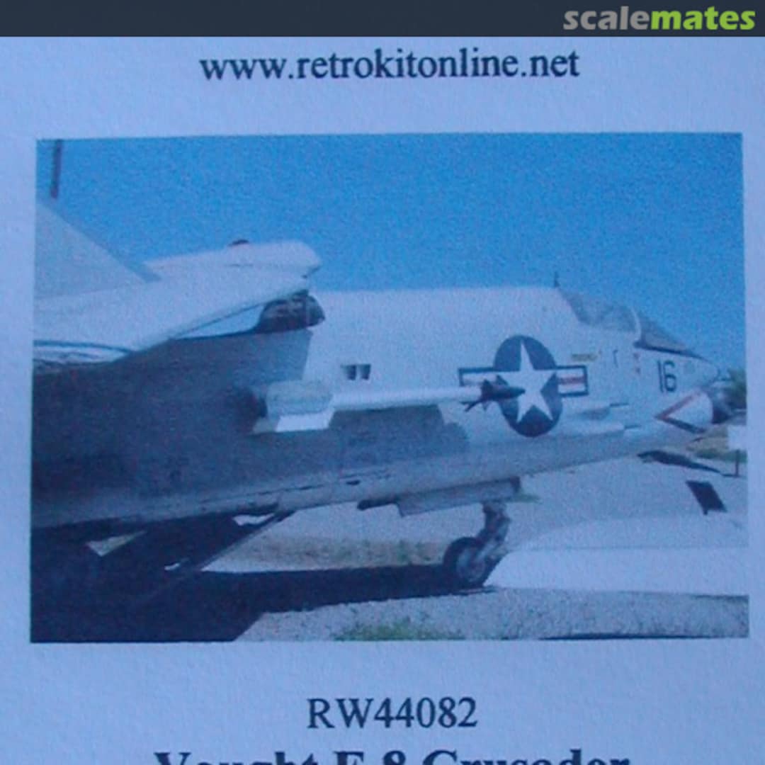 Boxart Vought F-8 Crusader Engine Duct Bay RW44082 RetroWings Boxart Vought F-8 Crusader Engine Duct Bay RW44082 RetroWings