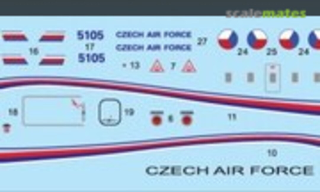 1:144 Canadair CL604 Challenger Czech Air Force (BOA Decals BOA14427) BOA14427