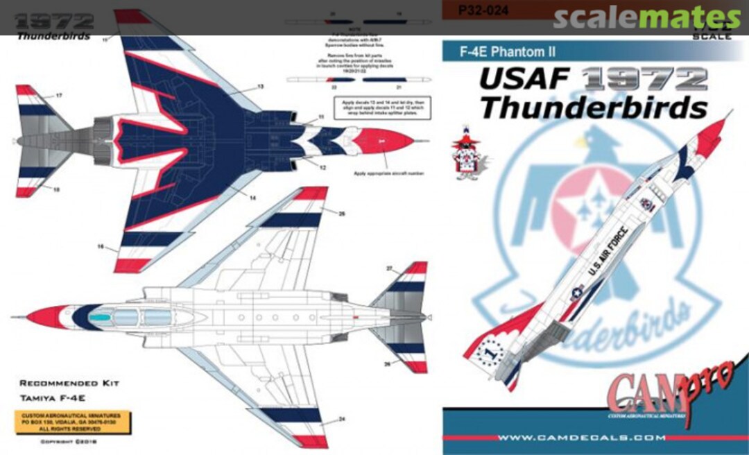 Boxart F-4E Phantom II P32-024 CAM Boxart F-4E Phantom II P32-024 CAM