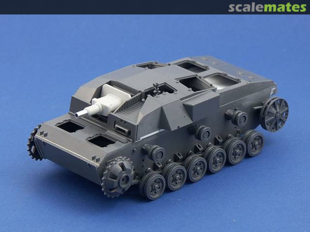 Boxart 75mm Stuk37 L24 Gun barrel for Stug III Ausf. A-E B35-071 Armorscale Boxart 75mm Stuk37 L24 Gun barrel for Stug III Ausf. A-E B35-071 Armorscale