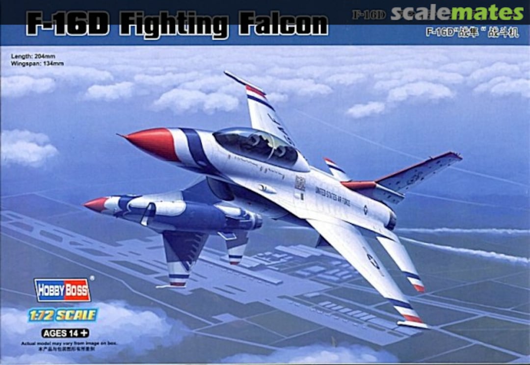 Boxart F-16D Fighting Falcon 80275 HobbyBoss Boxart F-16D Fighting Falcon 80275 HobbyBoss