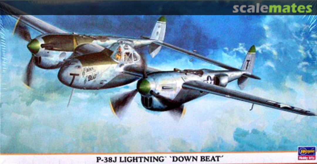 Boxart P-38J Lightning 'Down Beat' 09604 Hasegawa Boxart P-38J Lightning 'Down Beat' 09604 Hasegawa