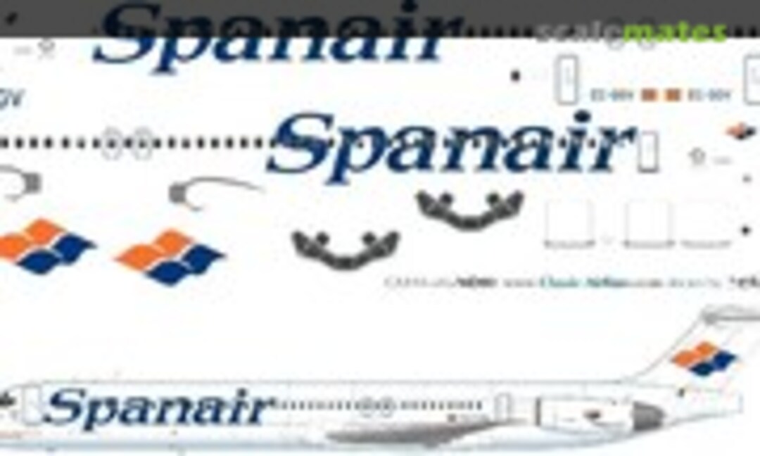 1:144 Spanair MD80 (Classic Airlines CA144-545) CA144-545