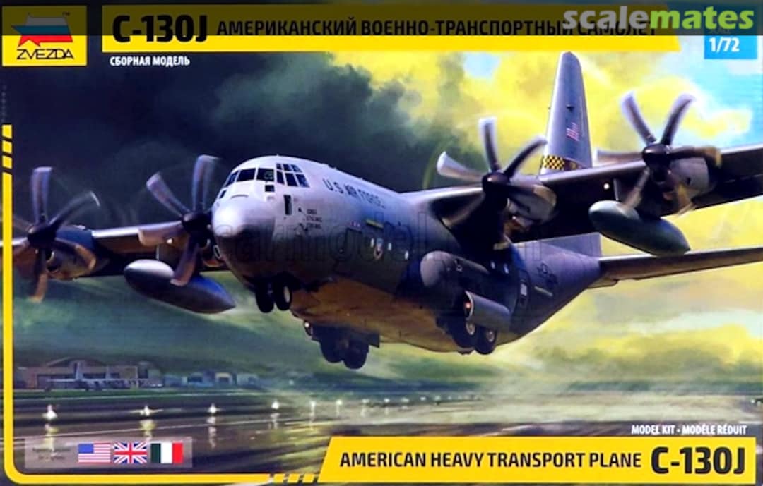Boxart C-130J 7325 Zvezda Boxart C-130J 7325 Zvezda